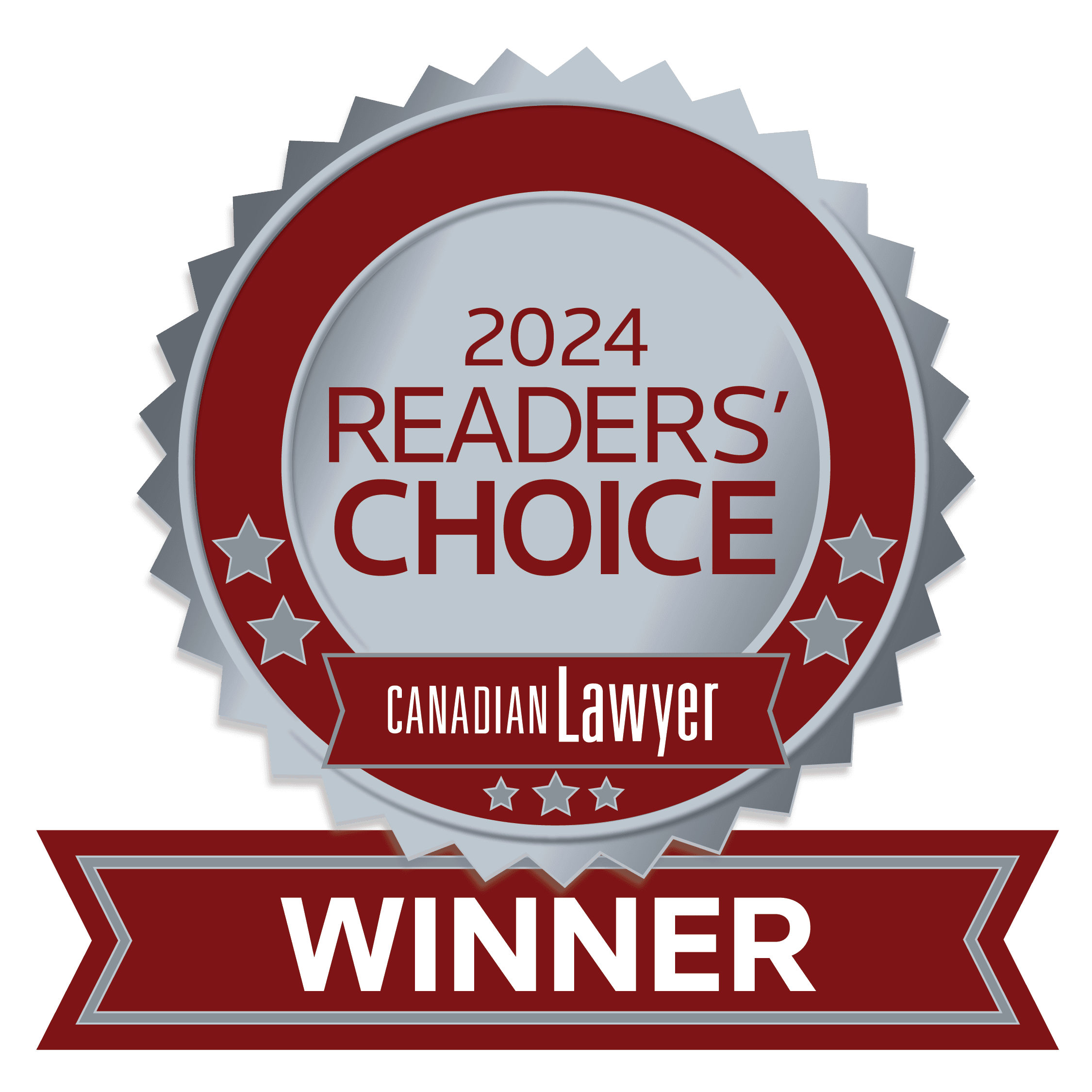Canadian Lawyer Readers' Choice Winner 2024